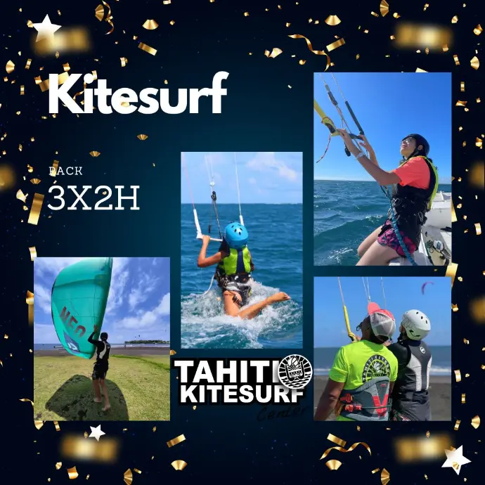 Pack 3X2H kitesurf