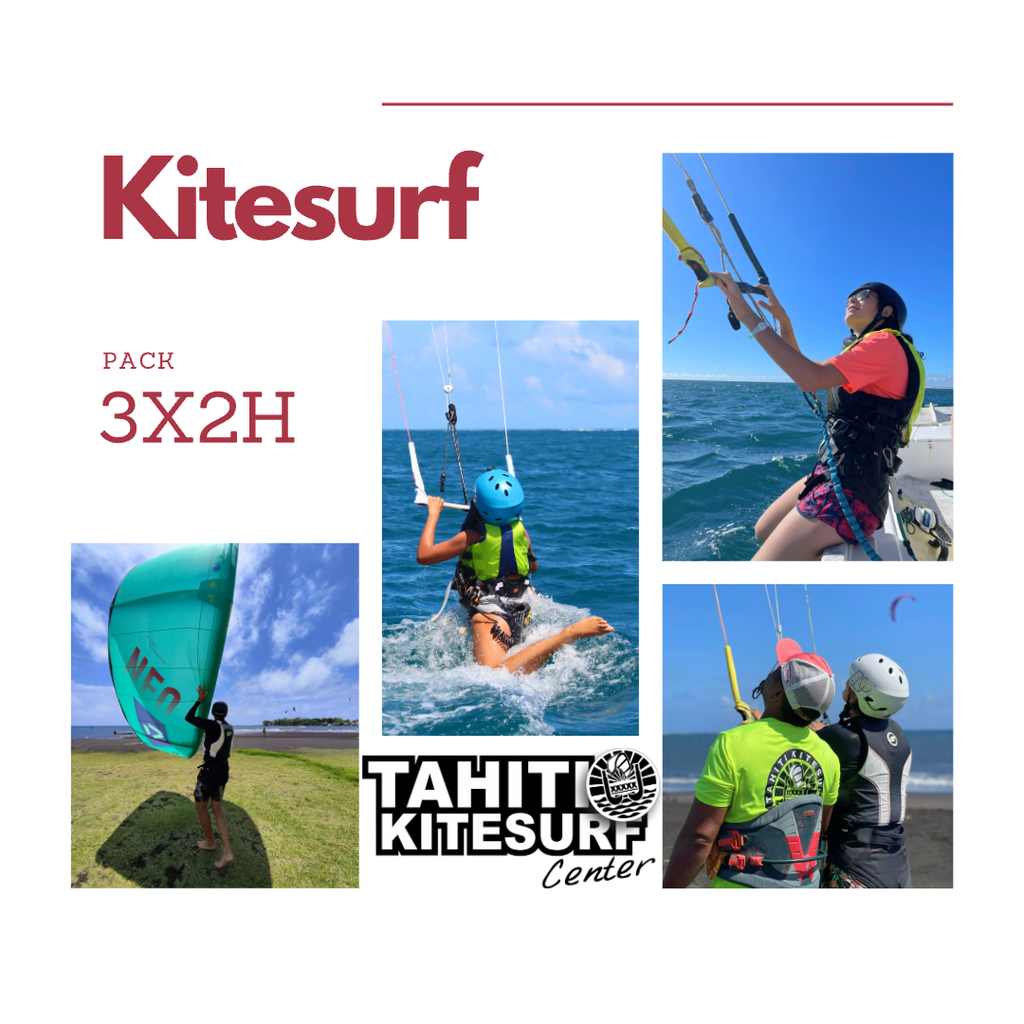 Pack 3X2H kitesurf
