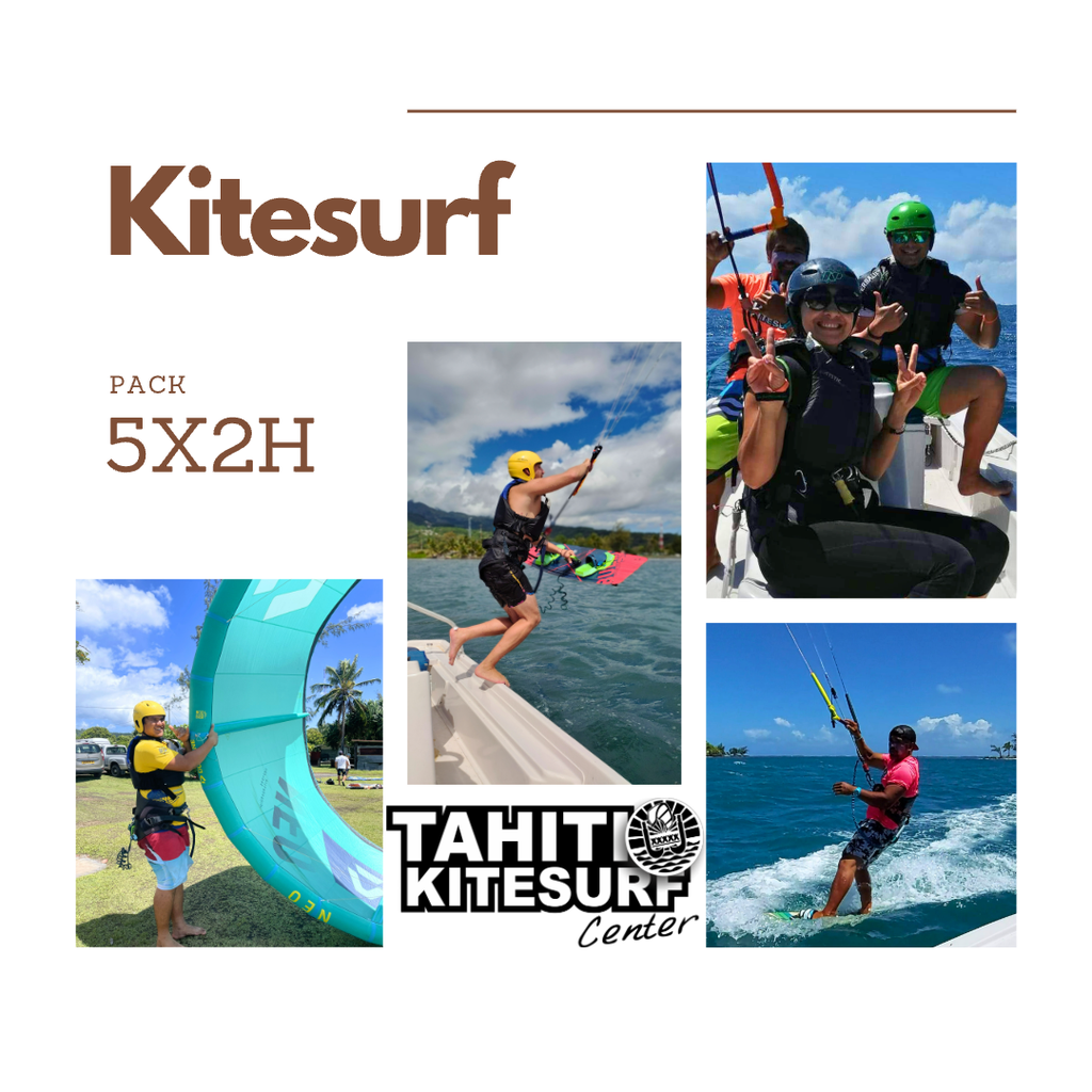 Pack 5X2H kitesurf