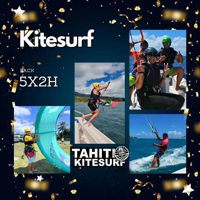 Pack 5X2H kitesurf