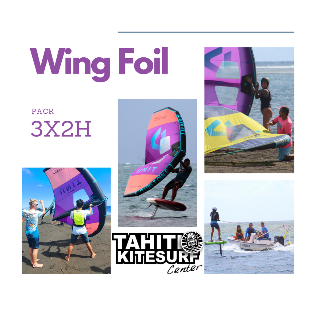 Pack 3X2H wing foil