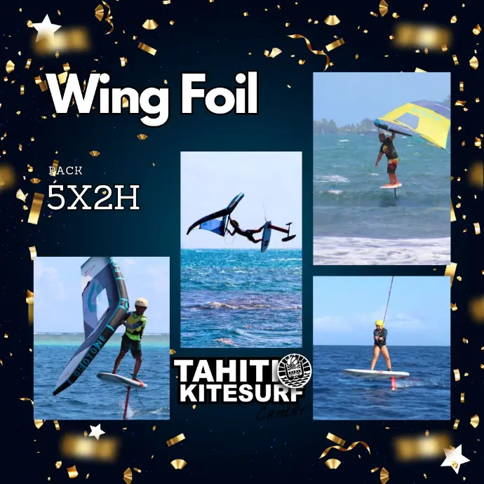 Pack 5X2H wing foil